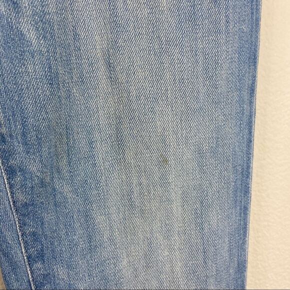 Gold Sign Straight Leg Jeans Size 28 Light Blue Wash - Picture 4 of 12